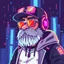 Placeholder: 2-d pixel crypto punk called kenn