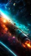 Placeholder: critical point abstract in the galaxy a hogs cigar spaceship and satellite