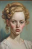 Placeholder: John currin painting of Christiane f movie