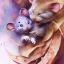 Placeholder: photorealistic "tom and jerry", watercolor illustration by <agnes cecile> <Yoji Shinkawa>, natural tones, ornate and intricate detail , soft smooth lighting, soft pastel colors,