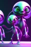 Placeholder: full length aliens clean art NFT, blender 3d