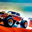 Placeholder: fullbody Drawing of 'HOT WHEELS MONSTER TRUCK',intricate detail,andrea bonelli,Kilian Eng,Ohrai,evan lee,Aleksandr Sidelnikov,KyuYong Eom,three quarters frontal aerial view,toned colors,16k