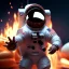 Placeholder: astronaut burning meat barbecue unreal engine 5, octan render