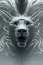 Placeholder:  lion alien, head,8 eyes, evil, 8k, finely detailed, photo realistic, HR Giger style