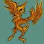 Placeholder: Gold Fox with five tails and wings