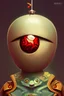 Placeholder: anthropomorphic gumball as a D&D character with googly eyes, fantasy, portrait, sharp focus, intricate, elegant, digital painting, artstation, matte, highly detailed, concept art, illustration, ambient lighting, art by ilya kuvshinov, artgerm, Alphonse mucha, and Greg Rutkowski
