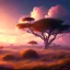 Placeholder: Lovely Anime Sunrise Scenery, Serengeti, wallpaper, Beautiful lighting, Dreamy, Ethereal Sky, Vibrant,