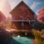 Placeholder: chocolate candy house unreal 5, octane render, cinema4d, redshift render, hyper realistic, cenematic, vibrancy, synthwave, retouch, centered, dynamic lighting, dramatic lighting, 4k, highly detailed, attractive beautiful, realistic, epic composition, holographic,