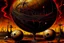 Placeholder: Goodness Greatness Great balls of fire, Distorted Unbalanced Reality, by Phlegm and Dave McKean and Santiago Caruso, it's all ball-bearings, connective metal automatron, surrealism, abstract surreal art, acrylics