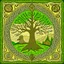 Placeholder: European pagan rune art with nature