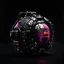 Placeholder: cyberpunk grenade, black background