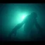 Placeholder: The atmosphere is eerie, suffocating, and raw, with the feeling that the camera operator is witnessing something forbidden and legendary — a colossal being that has been hiding for ages, suddenly revealed. The image must feel authentic and unpolished — like amateur footage captured in real time. Prioritize pixelation, color noise, digital compression artifacts, motion blur, and the unsettling atmosphere of being near a gigantic shadow-creature. Do not stylize or modernize.