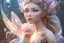 Placeholder: one very little beautiful fairy on a big crystal subtle flower in a galactic ambiance, transparent petals, delicate colors, in the foreground, full of details, smooth, bright sunshine，soft light atmosphere, light effect，vaporwave colorful, concept art, smooth, extremely sharp detail, finely tuned detail, ultra high definition, 8 k, unreal engine 5, ultra sharp focus