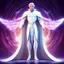 Placeholder: Computer Animation Style, Male Version of Frozen Elsa, in White Costume with Cape, no background, stunning, breathtaking beauty, Thin Waist, Sharp Focus, Intricate Details, Fringe Up Hair, pure perfection, divine presence, unforgettable, impressive, Volumetric light, auras, rays, vivid colors reflects