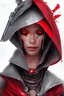 Placeholder: cyborg red riding hood, d & d, fantasy, portrait, highly detailed, headshot, digital painting, trending on artstation, concept art, sharp focus, illustration, art by artgerm and greg rutkowski and magali villeneuve