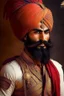 Placeholder: indian dude very indian with a beard and is punjab make him more punjab and young but is a warrior and is rich