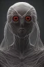 Placeholder: spider alien, head,8 eyes, evil, 8k, finely detailed, photo realistic, HR Giger style