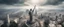 Placeholder: Hyper Realistic apocalyptic view of The statue of Christ the Redeemer