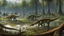 Placeholder: A hundred million years ago in a jurassic swamp park