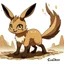 Placeholder: Create an eeveelution with ground/rock-like features on its body