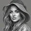 Placeholder: woman, vector pencil drawing, 3d, 64k, high resolution, high detail, computer graphics, hyperrealism, f/16, 1/300s. digital painting,