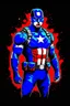 Placeholder: Captain America, Suit Colors inverted