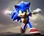 Placeholder: sonic the hedgehog in lightning storm