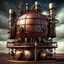 Placeholder: Steampunk nuclear reactor.