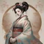 Placeholder: baroque art aesthetic geisha