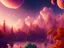 Placeholder: gold and red crystal cosmic and galactic ambiance hill sky waterfall sunset trees pools river surreal, full of details, smooth, bright sunshine，soft light atmosphere, light effect，vaporwave colorful, concept art, smooth, extremely sharp detail, finely tuned detail, ultra high definition, 8 k, unreal engine 5, ultra sharp focus