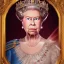 Placeholder: queen elizabeth, dramatic, dramatic lighting, pixar style, volumetric lighting, hyperrealism, 8k, high quality, photorealistic, lot of details