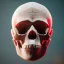 Placeholder: analog style,crystal skull portrait, simmetric eyes, ambient, ultra realistic photo, unreal engine, paloroid, 100mm --aspect ratio 1:1