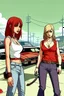 Placeholder: gta tarzı 2 kız 2D arkaplan biraz daha detaylı gta tarzı gta 6 tarzı