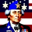 Placeholder: The text "Bolivar appreciates its veterans" with some blue stars and an American flag and a silhouette of a soldier. None of the components of the image should look plastic.