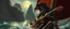 Placeholder: portrait of bard thief on a bejeweled katamaran with illithid guitar