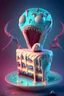 Placeholder: Soda pop cheesecake alien,8k