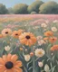 Placeholder: aesthetic gouche painting, pastel retro flower design, sold out on etsy, highest aesthetic score, best quality