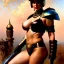 Placeholder: portrait ' Sexy Extra busty Power Girl naked ',ancient metal armor and Helmet ,painting by gaston bussiere, greg rutkowski, yoji shinkawa, yoshitaka amano, tsutomu nihei, donato giancola, tim hildebrandt, oil on canvas, cinematic composition, extreme detail,fit full head inside picture,16k