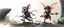 Placeholder: rat gremlin elf halfling pixie runner, airbrush and pen outline, high contrast