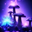 Placeholder: Spherical Frost metal magic armoured lightning glowing Mycelium MUSHROOM stars galaxy SPACE lANDSCAPE BURNING IN BLUE FLAMES hellfire abyss math chaos vivid cell