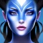 Placeholder: Blue Wearing make up avatar in pandora