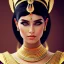 Placeholder: Portrait of Cleopatra princess: : ILYA REPIN :: : Egyptian makeup :: : lithograph, ink drawing :: : trending on artstation, insane details ::