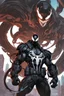 Placeholder: Venom mix with machine in solo leveling shadow artstyle, cyberpunk them, intricate details, highly detailed, high details, detailed portrait, masterpiece,ultra detailed,best quality