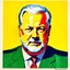 Placeholder: Ernest Hemingway STYLE OF WARHOL