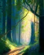 Placeholder: A serene forest at dawn, inhabited by mystical creatures and enchanting flora, in the style of impressionist painting, dappled sunlight filtering through the trees, soft brushstrokes, vibrant hues, inspired by the works of Claude Monet and Vincent van Gogh, 12K resolution, evoking feelings of tranquility and connection with nature.