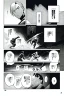 Placeholder: street fight, manga page, line arts, greyscale