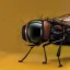 Placeholder: Photo of fly, 900mm lens, ultrarealistic,hyper detailed, front view, centered.