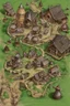 Placeholder: battle map dnd village