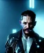 Placeholder: Actor, tom hardy, blade runner style, rain, fog, neon ambient, gradient color, clean skin, circuits, latex coat, cyber punk, neon, tubes, portrait, studio photo, unreal engine 5, smooth color, 16 bit, god lights, ray tracing, RTX, lumen lighting, ultra deatail, volumetric lighting, 3d, finely drawn, hd.