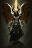 Placeholder: Samael the fallen angel, the angel of death, the avenger of sins and the seducer, warrior, demon prince, the bringer of light, who bears the Seal of Darkness, high realistic, detailed, dark fantasy,